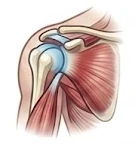Shoulder pain treatment icon